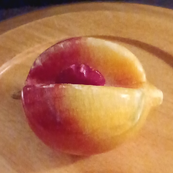 Vintage Marble and Alabaster Fruit Set of 6 - Picture 5 of 10